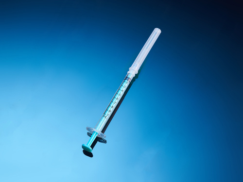 一次性使用防针刺自毁式注射器---1ml